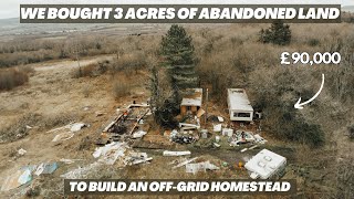 19 months later Building our dream offgrid homestead Abandoned land renovation in Wales [upl. by Ynatsyd]