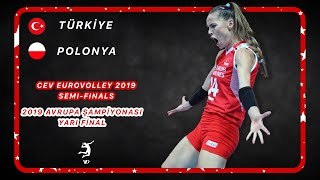 Türkiye vs Polonya  2019 CEV Avrupa Şampiyonası Yarı Finali [upl. by Darda]