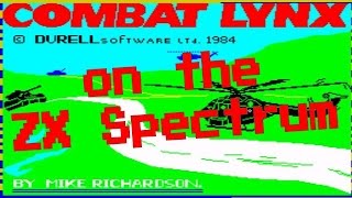 Combat Lynx from Durell Software on the ZX Spectrum 1984 [upl. by Eladroc]