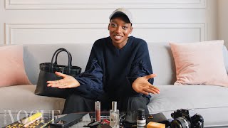 Inside Little Simz’s Prada Buckle Bag  In The Bag [upl. by Earissed]