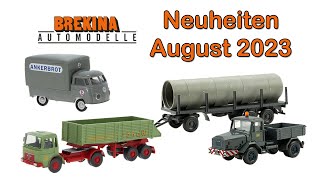 Brekina Modellauto Neuheiten August 2023 [upl. by Robert]