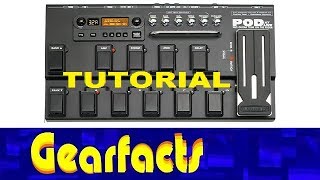 Line 6 PODxt tutorial [upl. by Nedloh]
