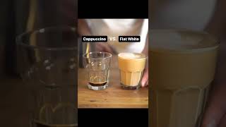 CAPPUCCINO VS FLAT WHITE  BUKAN BARISTA  coffee cappuccino flatwhite baristavlog [upl. by Ashli]