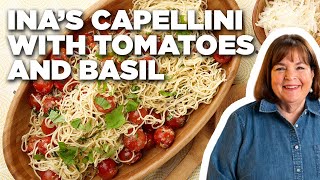 Ina Gartens Capellini with Tomatoes and Basil  Barefoot Contessa  Food Network [upl. by Aohk]