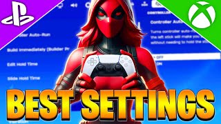 NEW BEST Controller SETTINGS For Fortnite Chapter 5 PS5PS4XboxPC [upl. by Lichtenfeld189]