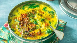 Recette Indienne Végétarienne Daal Palak  Lentilles 𑁍 Pankaj Sharma [upl. by Rodl986]