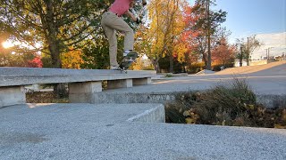 20241107 Crooked Grinding at Ed Benedict Skate Park [upl. by Galina]