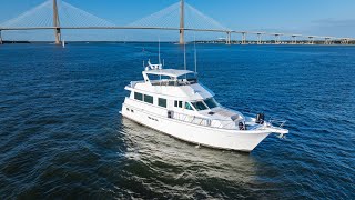 1998 Hatteras 65 Sport Deck Motor Yacht quotKRACKENquot [upl. by Assirralc]