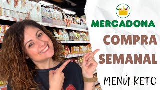 🛒Compra Menú KETO semanal MERCADONA🛒 ¿Cuanto me gasto ¿Qué elegir [upl. by Derf]