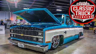 2024 CLASSIC TRUCK THROWDOWN c10 obschevy f100 stepside [upl. by Olshausen]