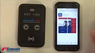 Download Schraders TPMS App on an IOS device for the EZsensor Pad [upl. by Akirehc]