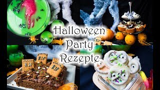 8 schnelle und leckere Halloween Party Rezepte 🎃🎃🎃 [upl. by Ecitnerp]