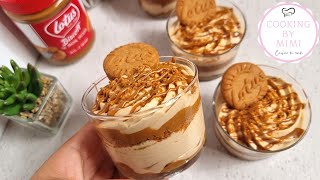 🤩VERRINES MOUSSE SPÉCULOOS AVEC 3 INGRÉDIENTS SEULEMENT FACILE ET RAPIDE👌 [upl. by Astrea358]