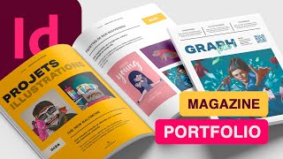 Comment créer un magazine  portfolio avec InDesign [upl. by Alathia]