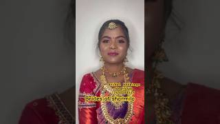 Sandhiya muhurtham makeup lookbridal bookings WhatsApp 7530068515shorts muhurthammakeup [upl. by Walford490]