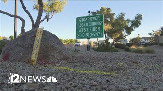 Complaints pile up in Gilbert over fiber optic installation [upl. by Ardnuhs299]