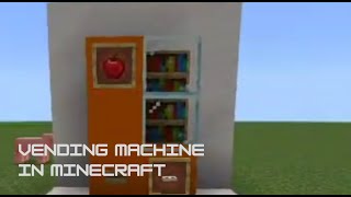 How to Build a Vending Machine in Minecraft  Step by Step Tutorial  Minecraft Gameplay [upl. by Devol]