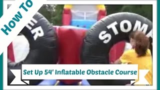 How to set up our 54 Inflatable Obstacle Courses [upl. by Kapoor]