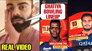 Virat Kohli not happy with RCB managements huge mistake in IPL Auction amp RCB poor bowling lineup [upl. by Adaliah]