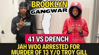 41 vs Drench Gang War  41 Rapper Jah Woo Charged With Revenge Murder Of 13 Year Old Troy Gill [upl. by Demha]