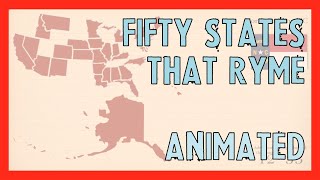 Fifty States That Rhyme [upl. by Ettenahc498]