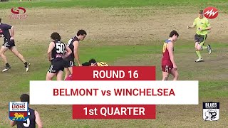 RD16 Belmont VS Winchelsea 1st QTR 03082024 [upl. by Isidor742]