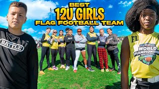 We Watched The Best 12U GIRLS Flag Football Team In The COUNTRY  Pirate Bay Krewe 12U Black [upl. by Newob]