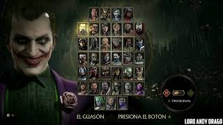 Mortal Kombat 11  Selección de Personaje  Todos los Personajes y Animaciones [upl. by Lasley]