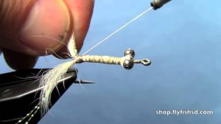 Tying Bonefish Flies Gregs Flats Fly [upl. by Letniuq]