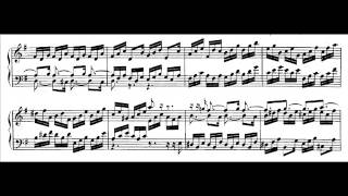 Hamelin plays Bach  Gigue from French Suite No 5 Audio  Sheet music [upl. by Richia840]