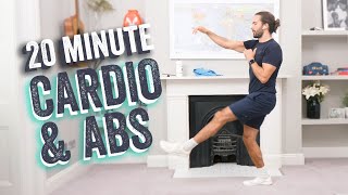 NEW 20 Minute FAT BURNING Cardio amp Abs HOME HIIT Workout  The Body Coach TV [upl. by Carson400]