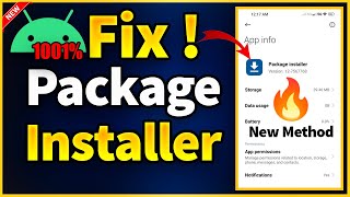 Fix Package Installer Keeps Stopping  Package Installer Has Stopped  Miui 14 App Install Problem [upl. by Niriam105]