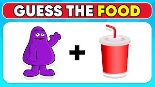 Guess The Food By Emoji  Food And Drink Emoji Quiz [upl. by Ingalls]