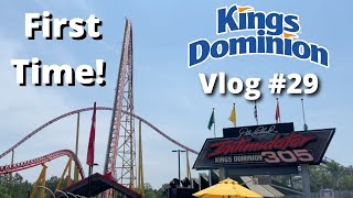 My First Time at Kings Dominion Kings Dominion Vlog 29 52022 [upl. by Talbert470]