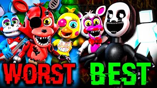 Ranking All FNAF World Characters From Worst To Best [upl. by Tereb]