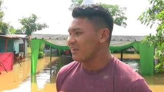 Majlis ranap dek banjir kilat pengantin dua beradik berputih mata [upl. by Stover847]