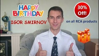 GM Igor Smirnovs 30th birthday [upl. by Gun]