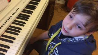 prima lezione di musica elementare per bambini  pianoforte [upl. by Laehcim616]