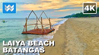 4K Laiya Beach in San Juan Batangas Philippines 🇵🇭 Resorts Walking Tour amp Travel Guide [upl. by Yssirhc152]