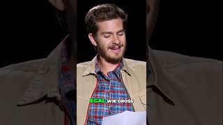 Andrew Garfield singing the spiderman intro in german spiderman andrewgarfield danielerizzo [upl. by Anitselec]