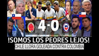 PRENSA CHILENA ARRUINADA tras ser GOLEADA por COLOMBIA 4 a 0 y DESTROZA a GARECA x ELIMINATORIAS [upl. by O'Brien]