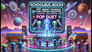 SchoolBusRocks Your DSST Memory Techniques In GEN Public Speaking Principles Pop Duet  ATG [upl. by Mort]