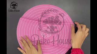 Bake House Round Silicone Measuring Fondant Mat Bake House [upl. by Oicor322]