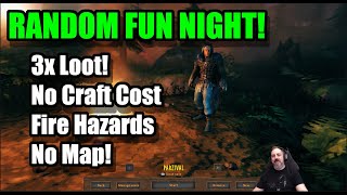 Random Fun  3x Loot  No Craft Cost  Fire Hazards  No Map Movies TV Comics [upl. by Llerdna]