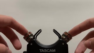 ASMR Deep and Intense Tascam Mic Touching with Fingertips 35 min [upl. by Aissilem510]