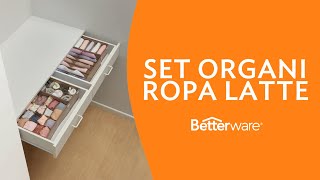 Set Organi Ropa Latte Betterware [upl. by Nagiam918]