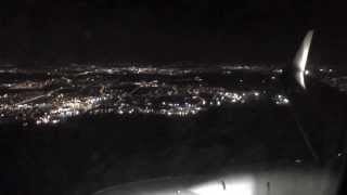 Ryanair Night Landing in Liverpool [upl. by Adehsar]