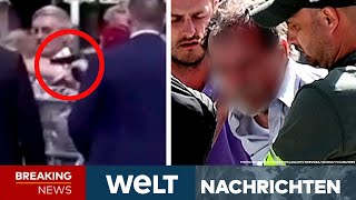 ATTENTAT AUF FICO Fünf Schüsse auf SlowakeiPremier Zustand kritisch Video zeigt Täter  STREAM [upl. by Werbel394]