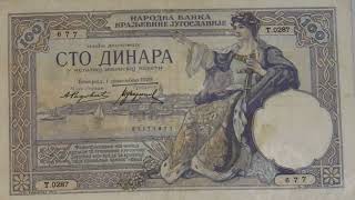 In 1929 the 100dinar Kingdom of Yugoslavia [upl. by Annalla]