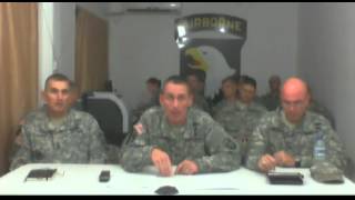 101st Airborne Division Major General Gary Volesky gives update on Operation United Assistance [upl. by Nageet751]